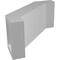 Ekena Millwork 3-in. W x 6-in. D x 6-in. H Burlington Architectural Grade PVC Knee Brace BRCP03X06X06BUR - alternate 3